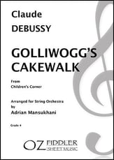 Golliwogg's Cakewalk Orchestra sheet music cover